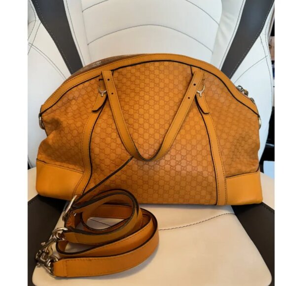 Gucci Microguccissima Dome bag in tangerine leather - EUC - Picture 2 of 9